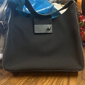 Vintage Salvatore Ferragamo Gancini Black Women's Handbag